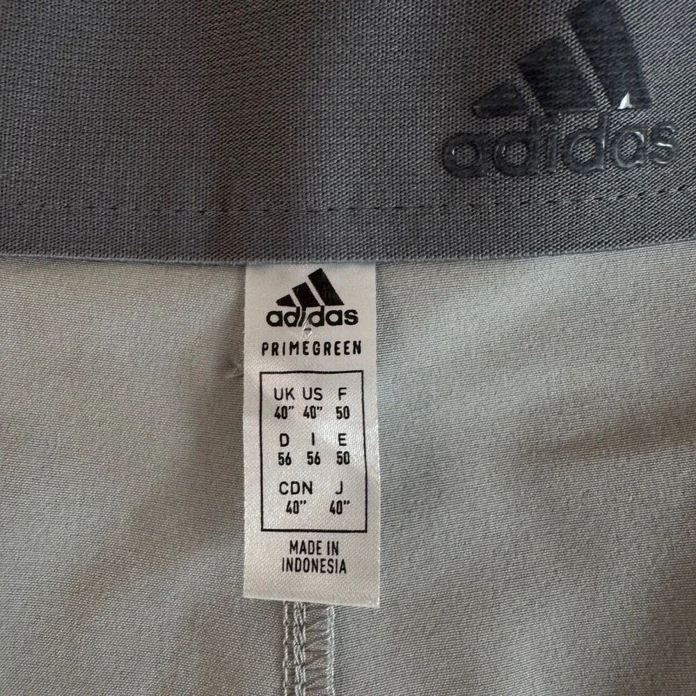 Adidas 40x8 Gray Primegreen Stretch Performance Mens Golf Shorts